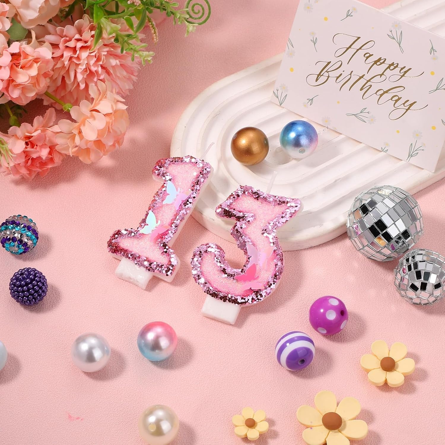 girl-birthday-number-13-candle-2-95in-glitter-butterfly-pink-sequin-candle