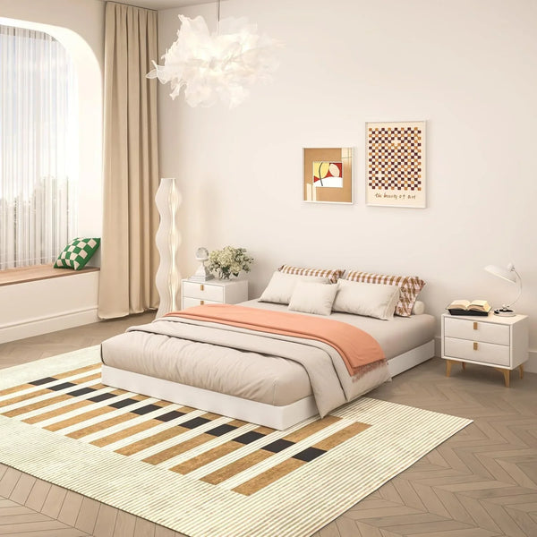 5 Inch Box Spring for Queen Bed, Heavy Duty Metal Mattress Foundation, 3000 Lbs Capacity, Low Profile, Noise-Free, Easy Assembly with Fabric Cover4