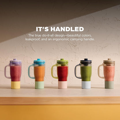 Ninja Blendboss Personal Blender, 26Oz Tumbler, 1200PW, DB301CYBRN | 1200-Peak-Watt Blendboss Crushes Ice to Snow. 26-Oz Leakproof Travel Tumbler W/ Chug Spout. Auto-Iq, Dishwasher Safe.3