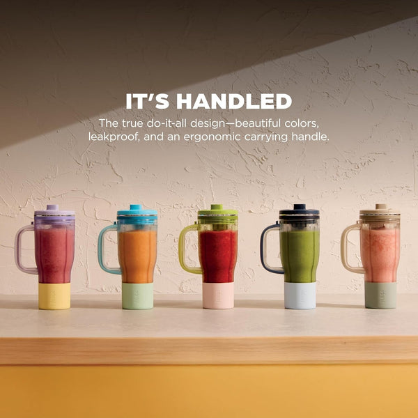 Ninja Blendboss Personal Blender, 26Oz Tumbler, 1200PW, DB301CYBRN | 1200-Peak-Watt Blendboss Crushes Ice to Snow. 26-Oz Leakproof Travel Tumbler W/ Chug Spout. Auto-Iq, Dishwasher Safe.3
