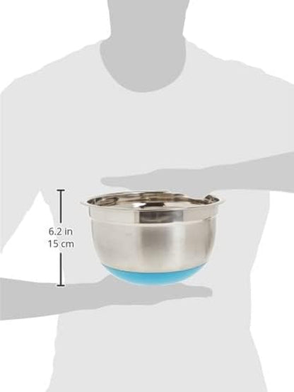3-Quart Stainless Steel Non Skid Base Mixing Bowl6