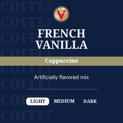 French Vanilla Flavored Cappuccino, 42 Count, Single Serve K-Cup Pods for Keurig K-Cup Brewers | Compatible with Keurig 2.0, Kosher OU-D Dairy, 15-25Mg Caffeine per Serving, Single Serve Cappuccino Mix Pods2