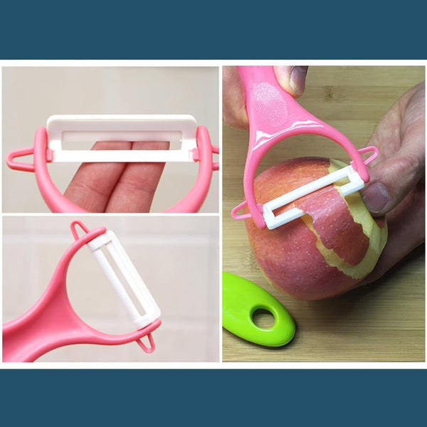 Ceramic Knife Set 6 Piece Ceramic Knives Colored with Cover Kitchen Knife Set Include Peeler 3 Inch Paring Knife Bread Knife 6 Inch Small Chef Knife6
