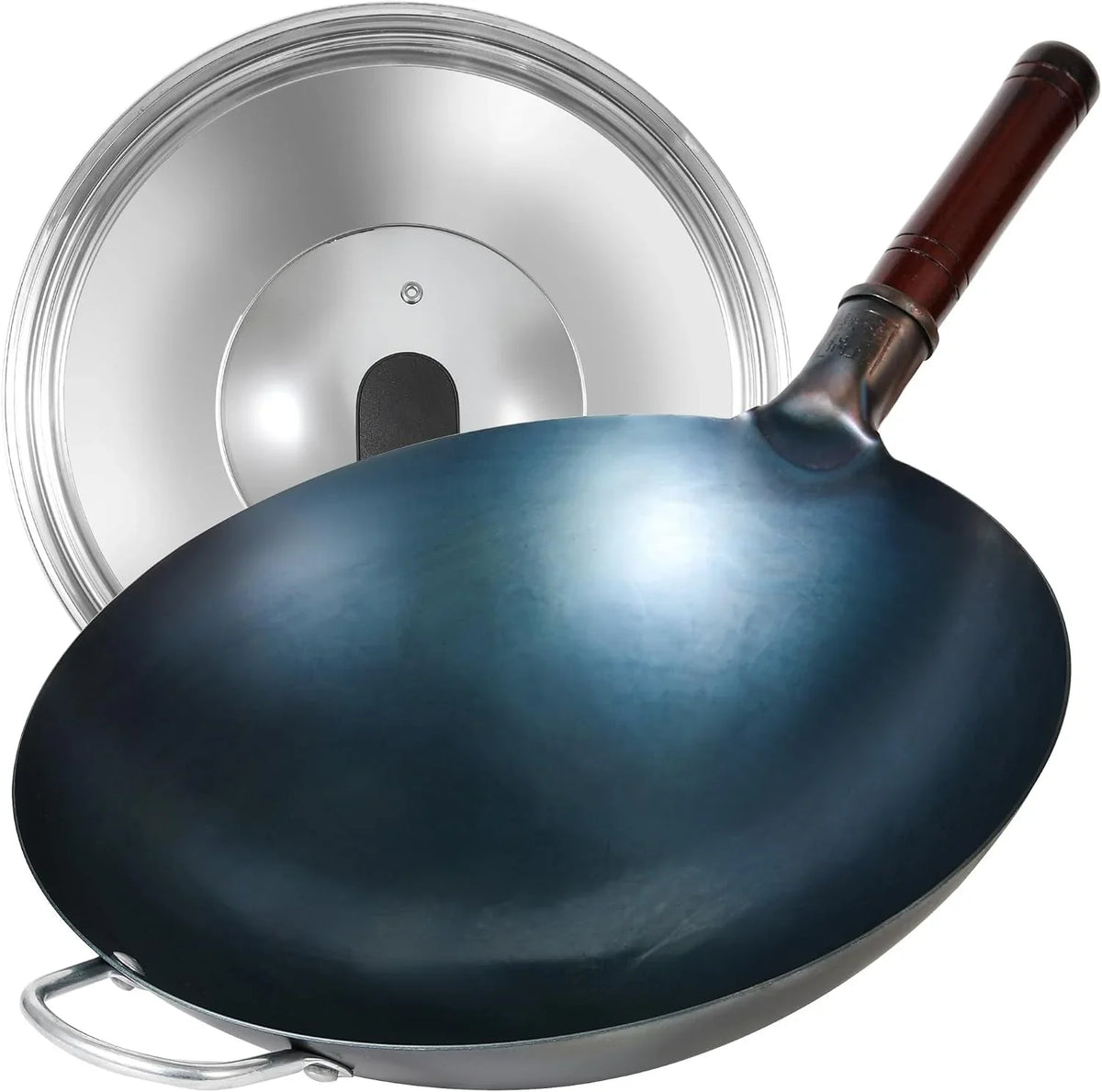 14-inch-carbon-steel-wok-with-lid-round-bottom-wok-pan-blue-pre-seasoned-chinese-stir-fry-pan-for-open-flame-cooking-large-traditional-pow-wok-for-bbq-grill-camping-home-cooking