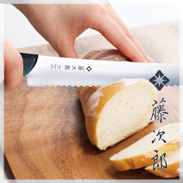 JAPAN Hand Made Chef Bread Knife Slicer Cutter, 10.6" Blade - Reinforced Laminated Material2