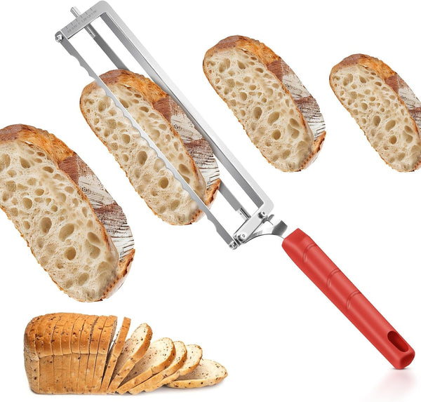 Upgraded Adjustable Bread Knife for Homemade Bread,Stainless Bread Slicer1