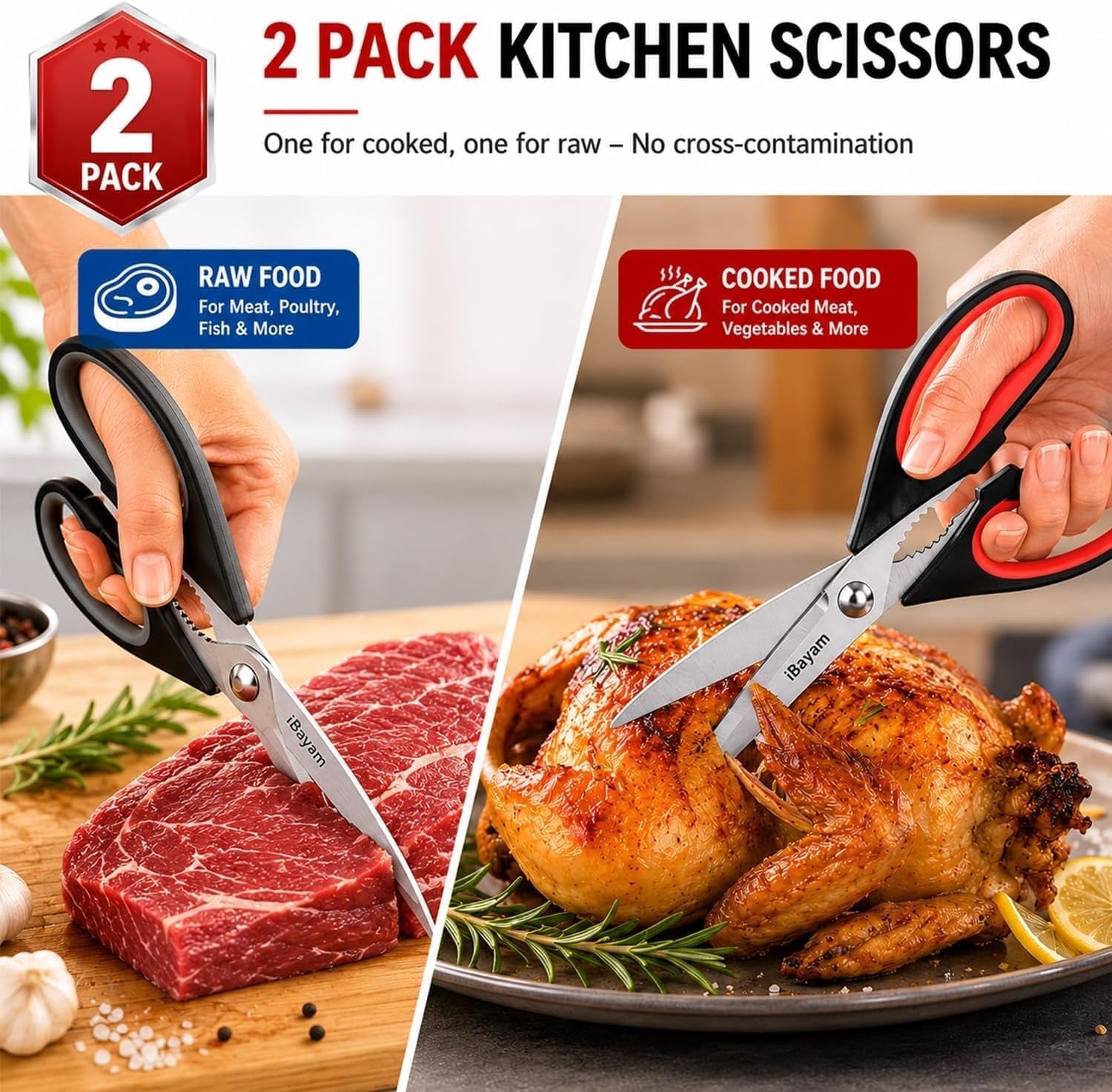 kitchen-scissors-shears-all-purpose-heavy-duty-protective-sheath-2-pack-ultra-sharp-stainless-blades-soft-comfort-grip-dishwasher-safe-cutting-food-cooking-meat-poultry-kitchen-utensils