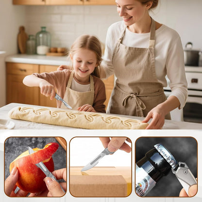 Folding Bread Lame Dough Scoring Tool with 10 Blades & Storage Box6