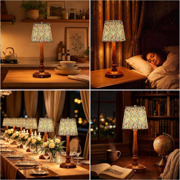 15.5'' Wireless Table Lamp, 5400Mah Rechargeable Small Bedside Touch Lamp7