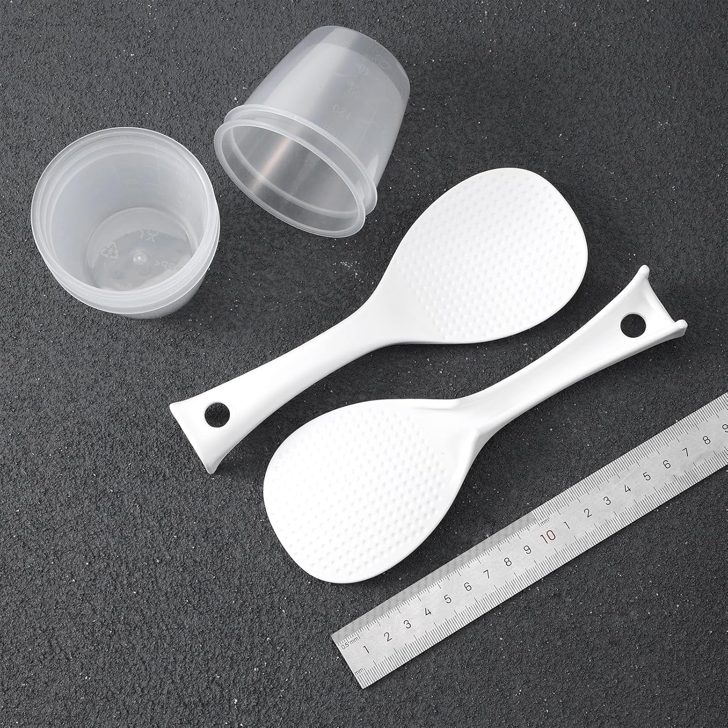 5-pack-plastic-rice-measuring-cups-160-ml-measuring-cup-for-rice-cooker-rice-cup-replacement-heat-resistant-non-stick-with-2-pack-rice-paddle-rice-kitchen-supplies-dog-cat-food-measuring