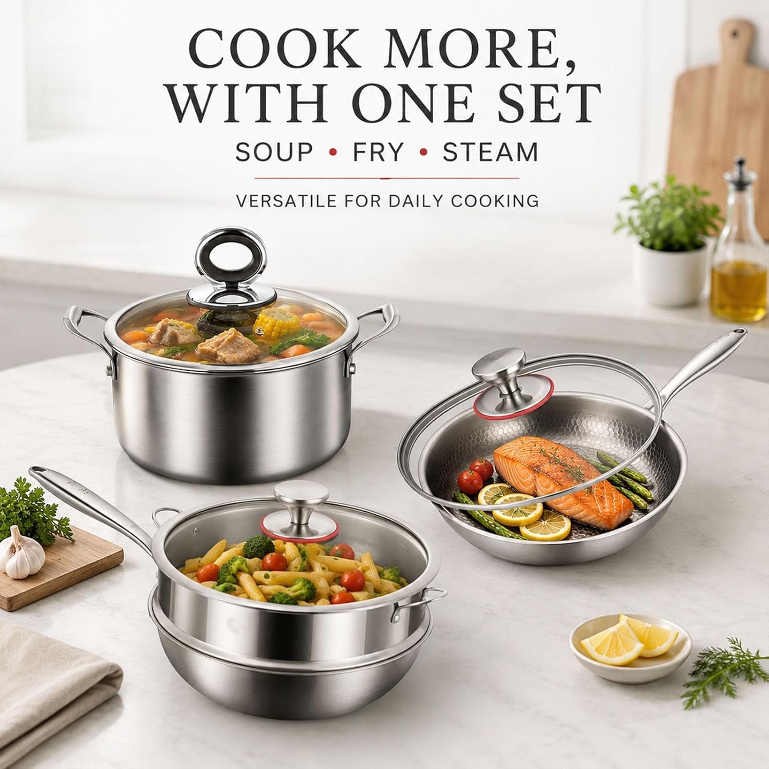 titanium-pans-set-for-cooking-titanium-frying-pan-titanium-soup-pot-and-titanium-wok-with-steamer-non-toxic-titanium-hammered-pro-skillet-pfas-pfoa-ptfe-free-cookware-dishwasher-oven-safe
