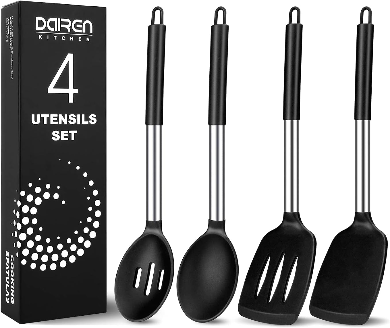 silicone-cooking-spatulas-and-spoons-stainless-steel-kitchen-utensils-set