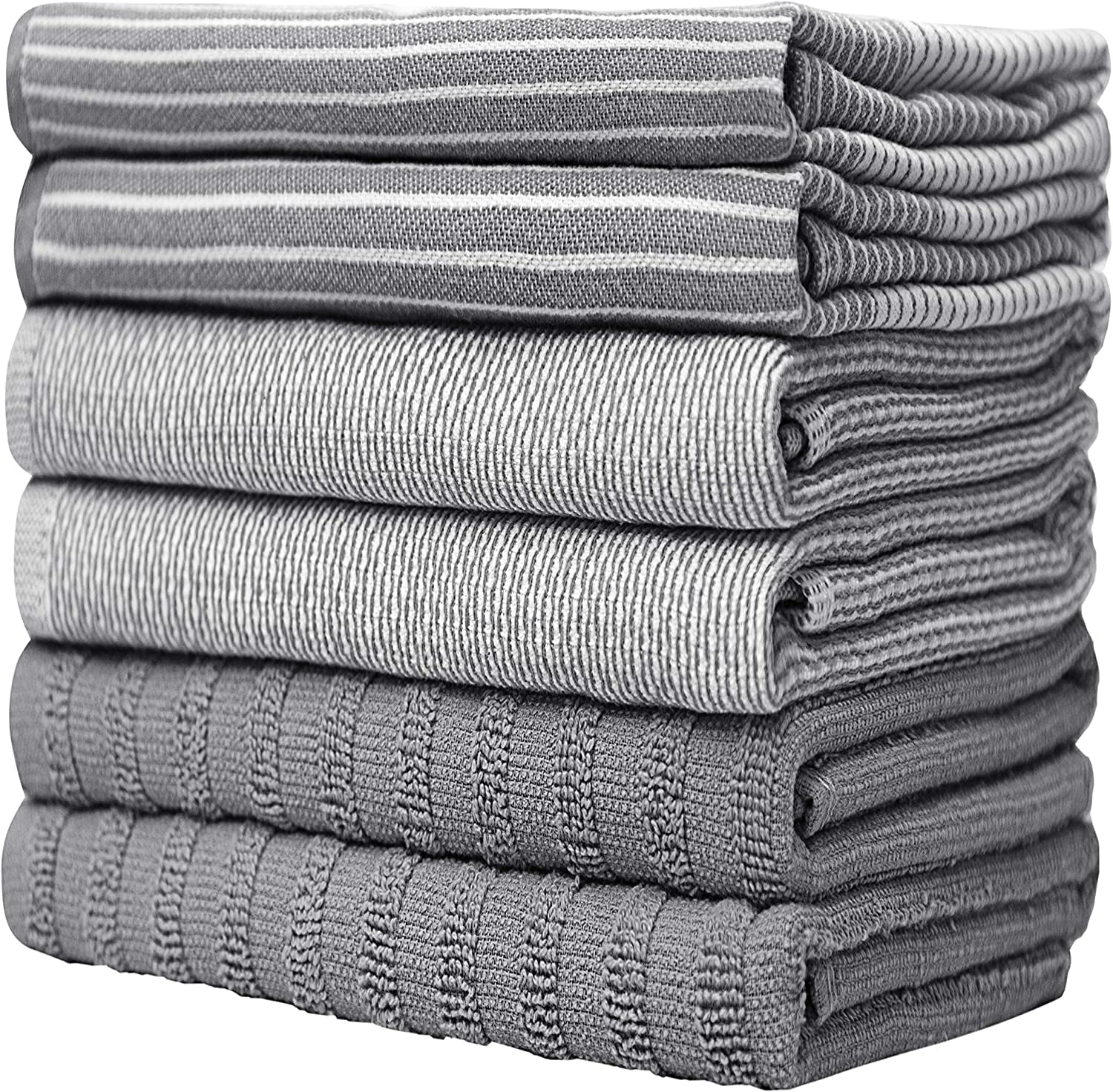 premium-kitchen-towels-6-pack-100-cotton-20x28-dish-towels-grey-large-flat-terry-kitchen-linen-set-with-hanging-loops-highly-absorbent-for-washing-and-drying-dishes
