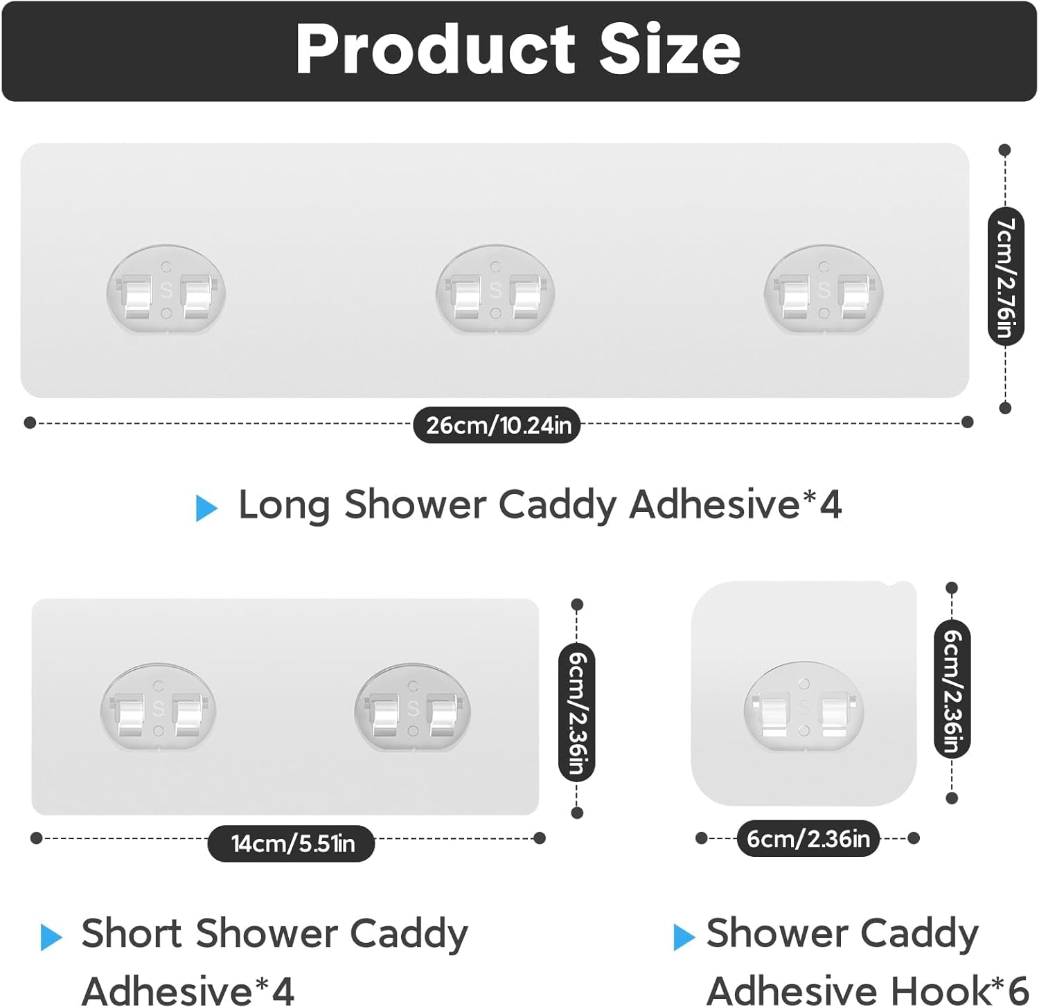 14-pack-shower-caddy-adhesive-replacement-strong-adhesive-hooks-waterproof-shower-adhesive-strips-no-drilling-for-bathroom-storage-shelves-and-kitchen-racks