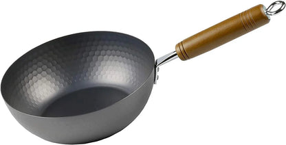 4965, Small Peking Wok Stir Fry Pan Japanese Induction Cookware Traditional Chinese Nonstick Iron Wok 20Cm, Made in Japan (7.8-Inch)1