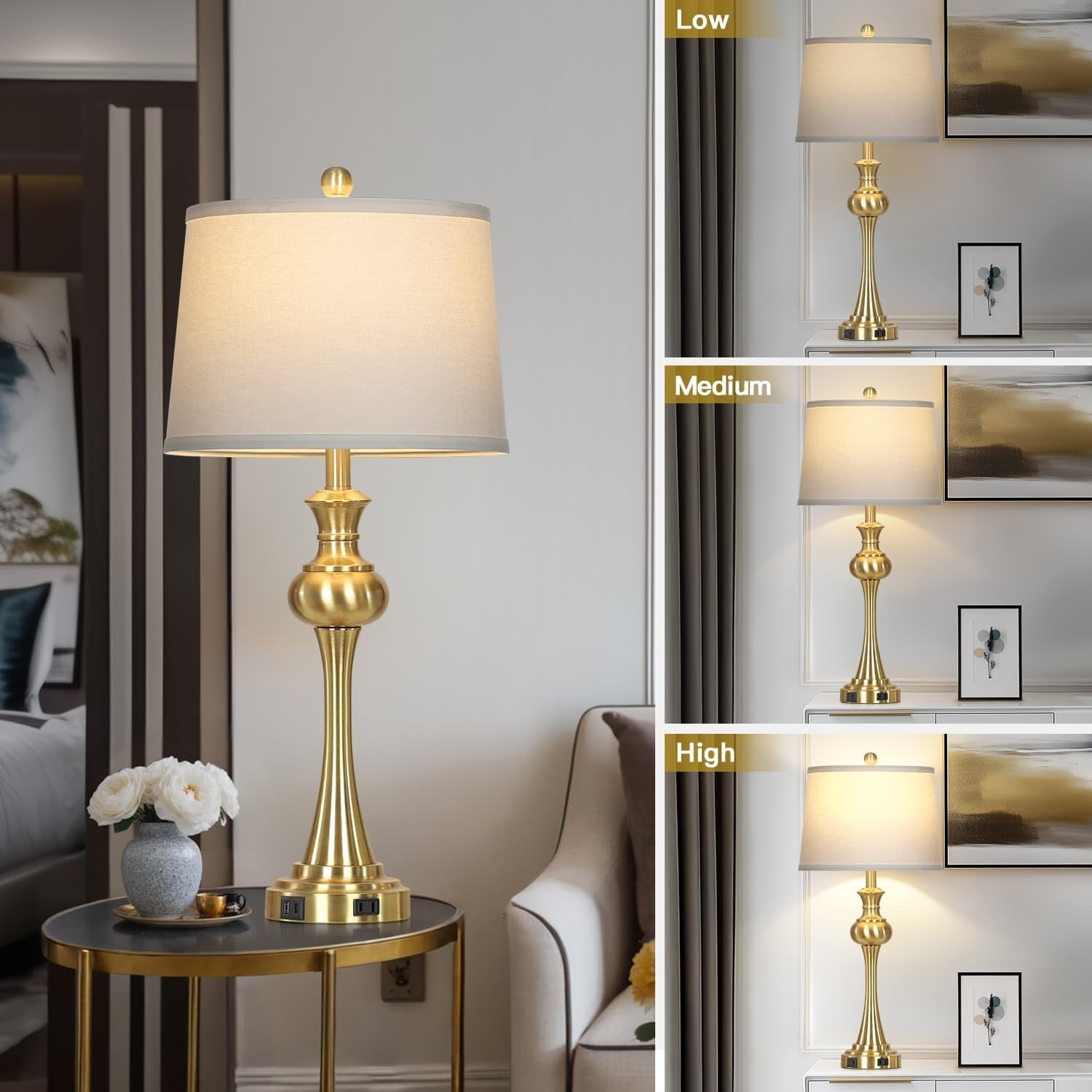 28-75-gold-table-lamps-modern-3-way-touch-control-dimmable-bedside-lamp-with-usb-a-c-ports-ac-outlets-for-living-room-bedroom-nightstand-lamp-bulb-included