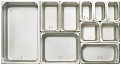 SPH2 44198 Size Pan 2 1/2" (NSF), Stainless Steel, Medium | Dishwasher Safe, Heavy-Duty, Reinforced Corners, Great for Steam Tables, Buffets, Catering and Food Preparation3