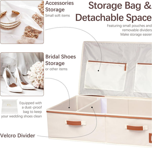 Wedding Dress Storage Box, Large Wedding Dress Preservation Box3
