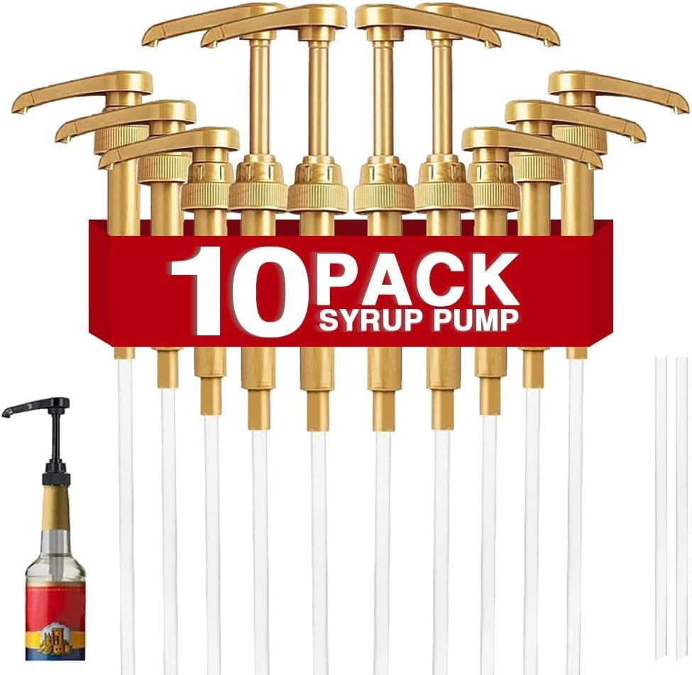 10-pcs-gold-coffee-syrup-pump-compatible-with-25-4oz-750ml-bottles
