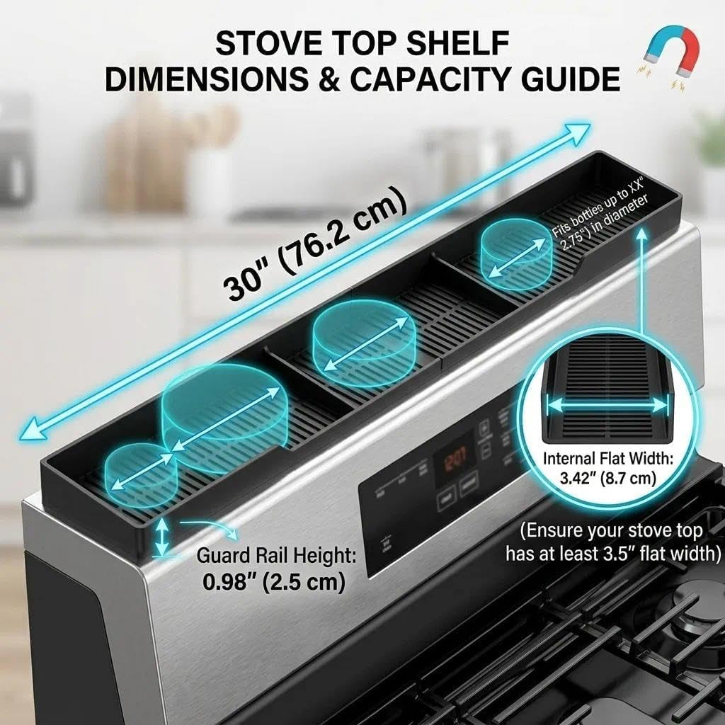 stove-top-shelf-30-inch-silicone-material-magnetic-shelf-for-stove-3-functional-partitions-kitchen-spice-rack-organizer-black-kitchen-gadgets-storage-organization