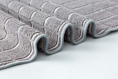 Microfiber Dish Towels - Soft, Super Absorbent and Lint Free Kitchen Towels - 8 Pack (Lattice Designed Gray Colors) - 26 X 18 Inch9