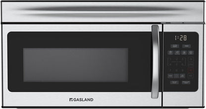 30 Inch Over-The-Range Microwave Oven, 1.7 Cu.Ft Large Capacity Fits Family Dishes, 1000W with 10 Power Levels, One-Touch Cooking, 300 CFM, LED, 2-Stage Cooking over Stove Microwave, Silver1