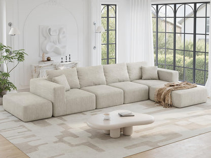 150" Oversized Boneless Couch for Living Room Modular Sectional Sofa1