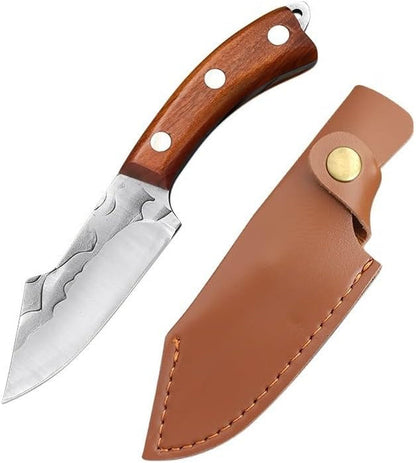 Meat Cleaver, 3 Inch Kitchen Stainless Steel Boning Butcher Knives Meat Cleaver Fishing Knives Forged Chef Knife Cooking Tools1