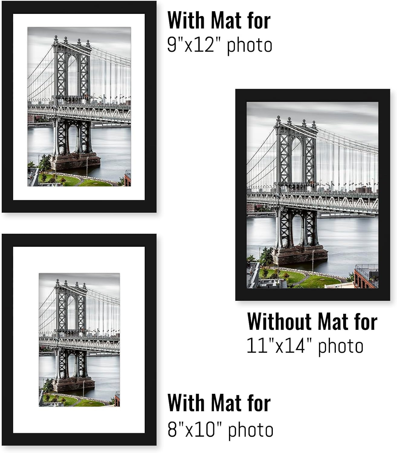 11x14-picture-frames-solid-wood-display-pictures-9x12-or-8x10-with-mat-or-11x14-frame-without-mat-poster-photo-frame-art-with-2-mats-for-wall-mounting-or-table-topblack