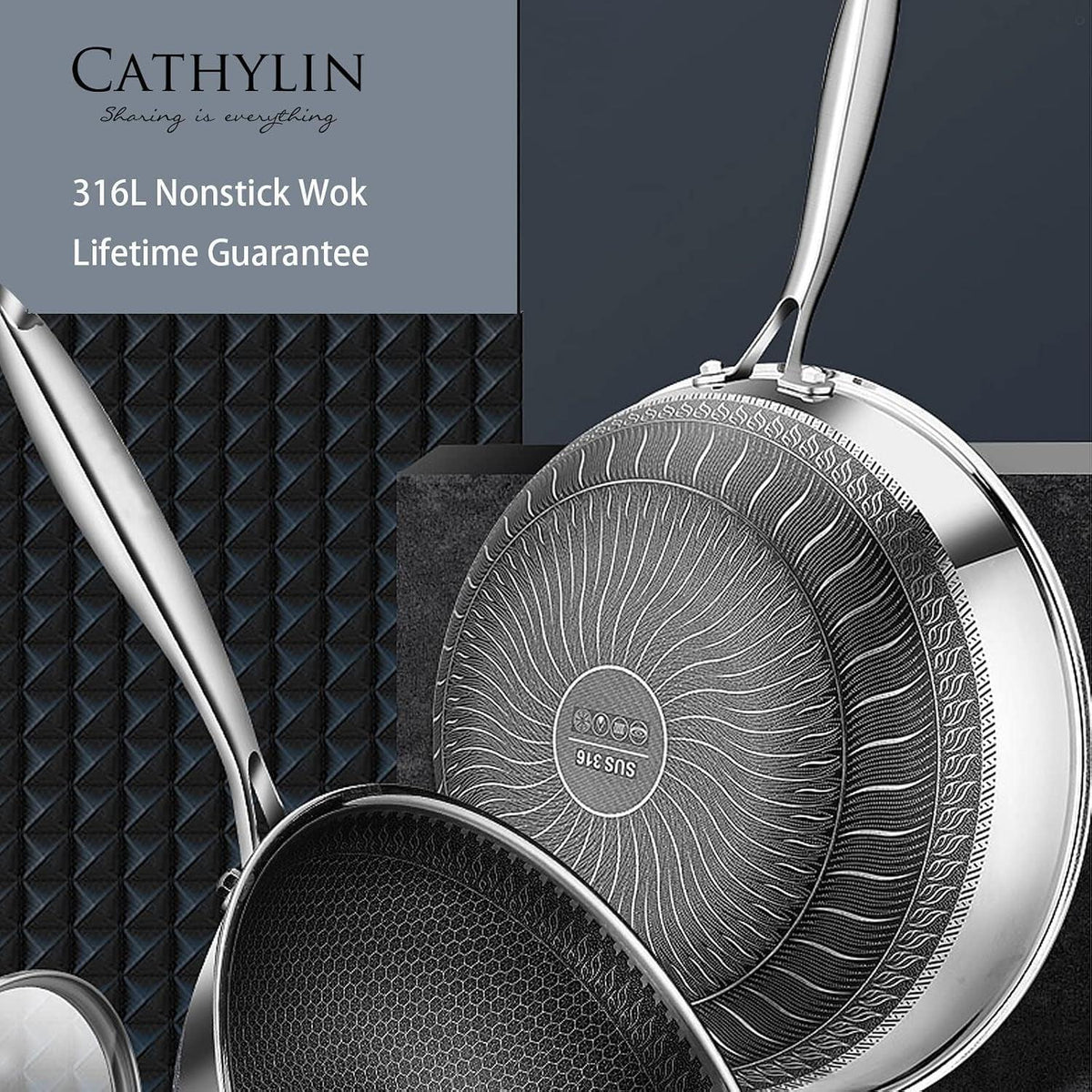 12-5-316l-stainless-steel-honeycomb-non-stick-wok-pan-stir-fry-wok-with-lid-skillet-with-stay-cool-handle-pfoa-free-suitable-for-induction-ceramic-electric-and-gas-cooktops