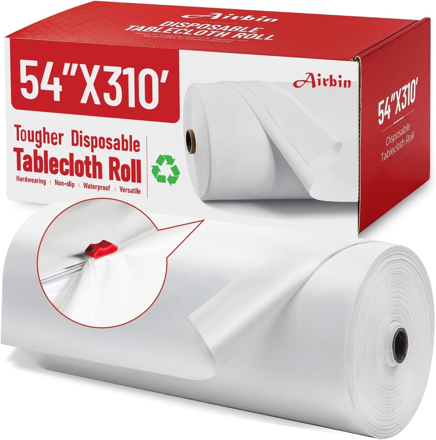 plastic-table-cloth-310-ft-x-54-in-disposable-tablecloth-roll-white-plastic-tablecloth-roll-with-sliding-cutter-premium-plastic-table-cover-roll-for-picnics-parties-birthdays-weddings