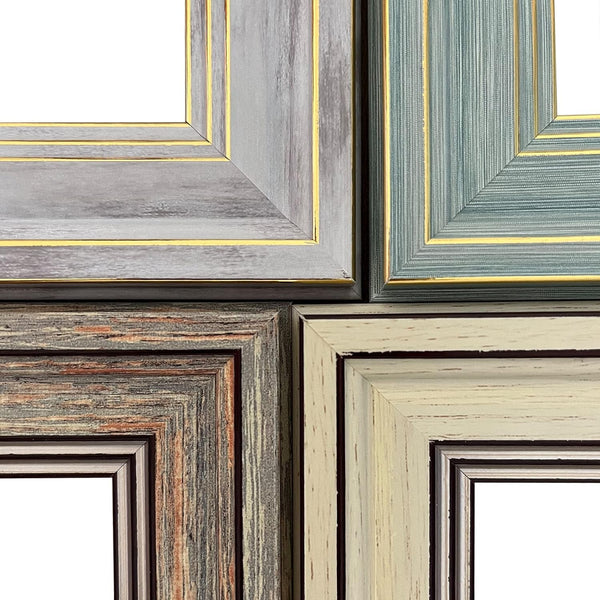 8X10 Picture Frame Set of 4, Rustic Farmhouse Picture Frames for Table or Wall Hanging5