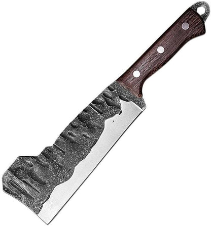 Meat Cleaver, Heavy Cleaver Chopping Cleaver Firewood Knife 5Mm Manganese Steel Cutting Forest Knives Butcher Tool Accessory(Only Knife)1