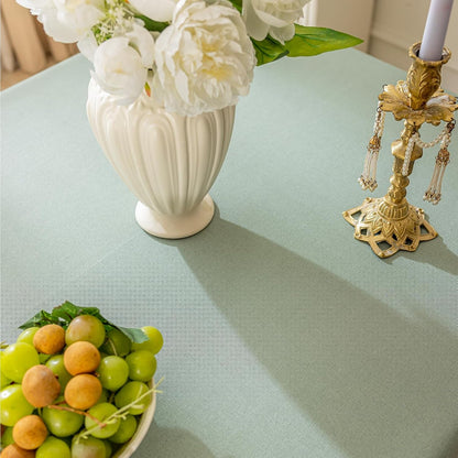 Sage Green Table Cloth Rectangle Tablecloth 60 X 104 Inches Spill-Proof Waterproof Table Cover for Dining Kitchen Room Farmhouse Home Gifts for Mothers Day Spring Summer2