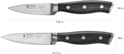 Henckels Forged Accent 2-Pc Paring Knife Set, Razor-Sharp German Engineered | Informed by 100+ Years of Mastery. Dishwasher Safe, Comfortable Grip. Great for Peeling, Coring and Slicing.3