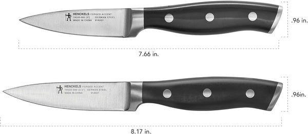 Henckels Forged Accent 2-Pc Paring Knife Set, Razor-Sharp German Engineered3