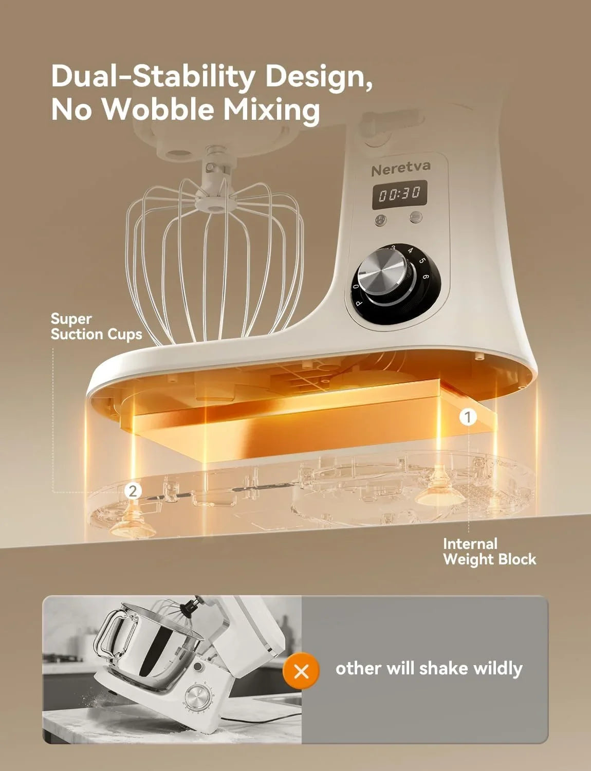 super-stable-stand-mixer-with-low-noise-operation-6-34-qt-capacity-powerful-dc-motor-household-stand-mixer-easy-clean-package-including-stainless-steel-bowl-whisk-flat-beater-dough-hook