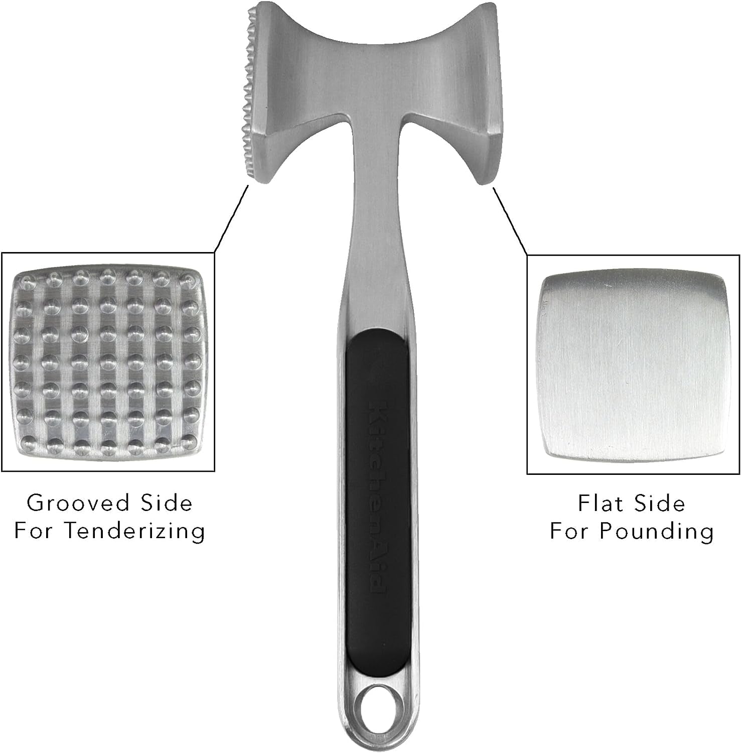 kitchenaid-gourmet-multi-sided-meat-tenderizer-for-pounding-meats-nuts-shellfish-ect-hang-hole-for-easy-storage-hand-wash-one-size-black