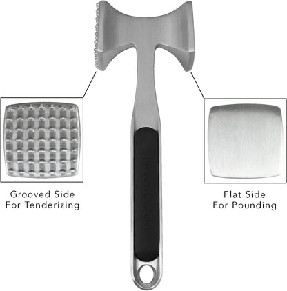 Kitchenaid Gourmet Multi Sided Meat Tenderizer for Pounding Meats, Nuts, Shellfish, Ect, Hang Hole for Easy Storage, Hand Wash, One Size, Black3