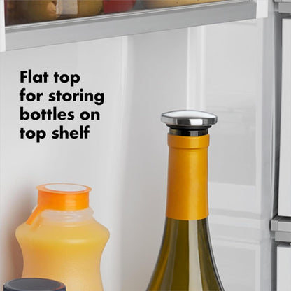 OXO Steel Leakproof Expanding Wine Stopper (2 Pack)6