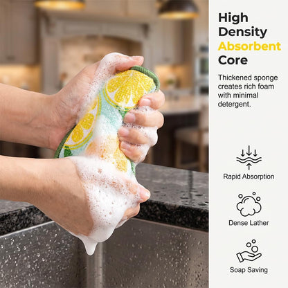 Double-Sided Steel Wire Cleaning Cloth – Non-Scratch Scrub Rag for Pots Pans，9Pcs6