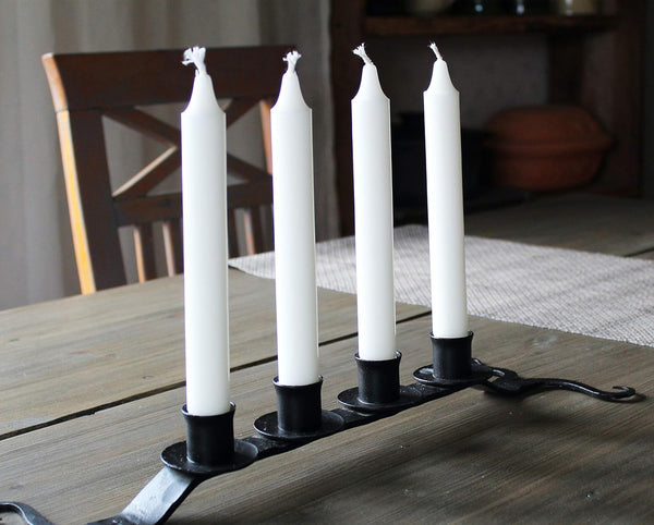 Emergency Candles, White Short Tapers, Unscented Emergency Candle for Home and Emergencies Kit (Pack of 24)7
