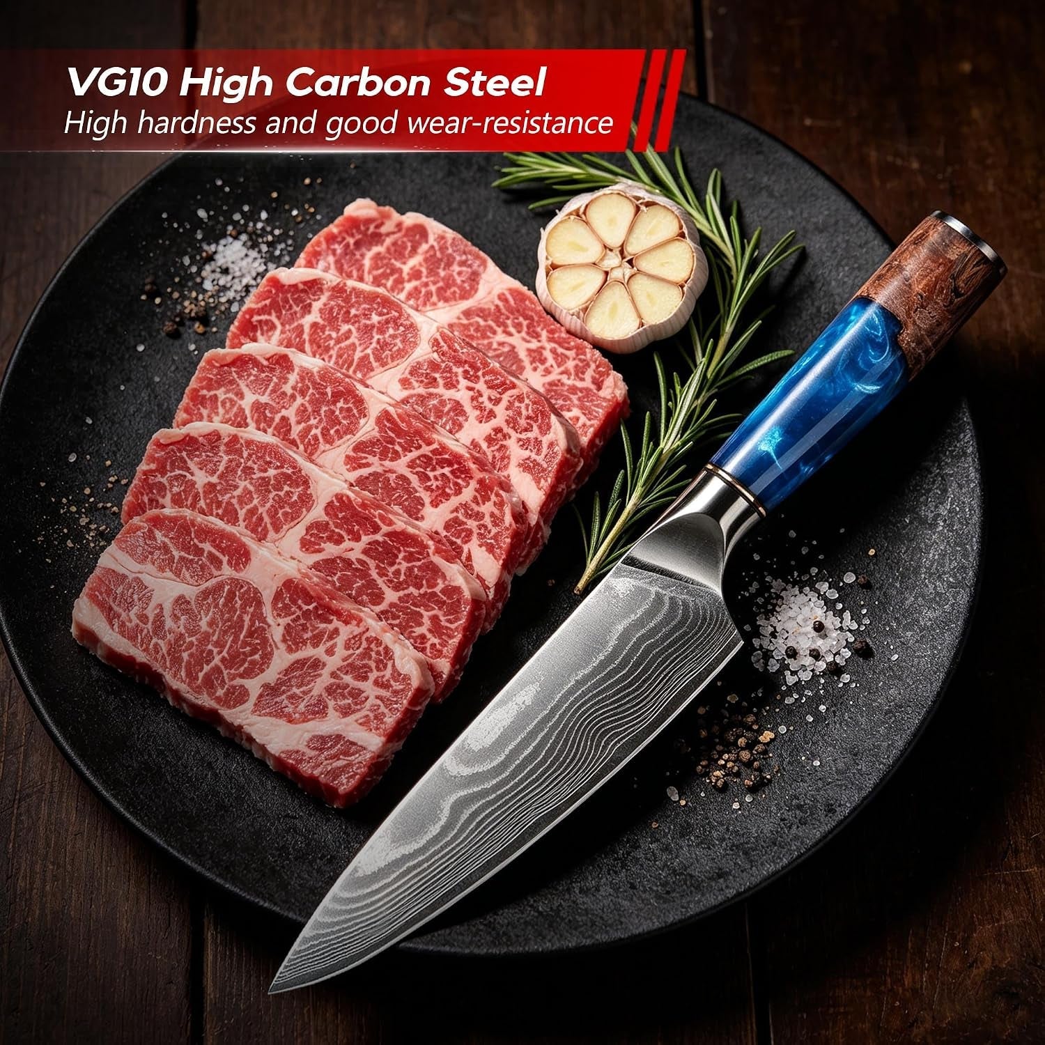 damascus-high-carbon-chefs-knife-ergonomic-handle8in-blueresin