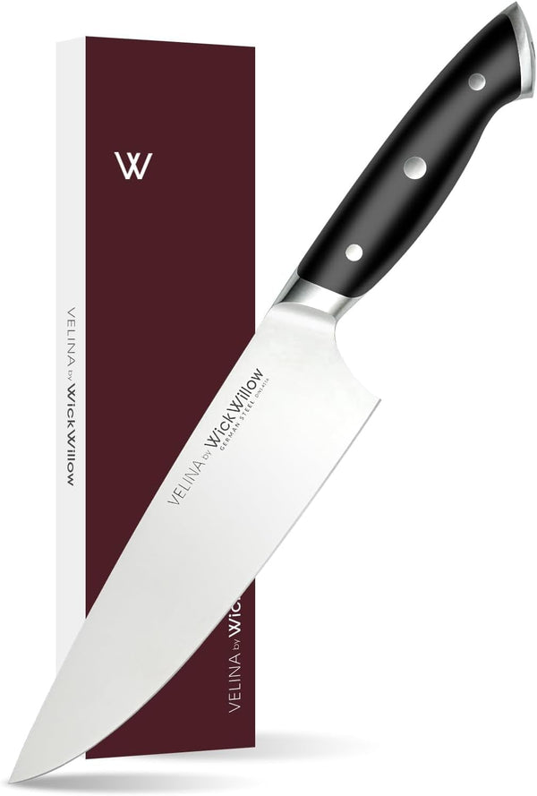 8” Chef Knife – Ultra Sharp German Steel, Ergonomic Handle1