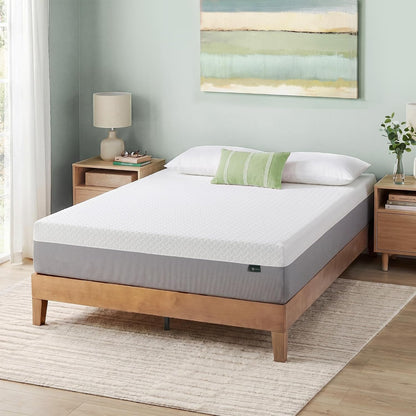 Zinus 10 Inch Green Tea Essential Memory Foam Mattress [New Version], Queen, Fiberglass Free, Medium Feel, Breathable Airflow Memory Foam, Certified Safe Foams & Fabric, Bed-In-A-Box, Queen1