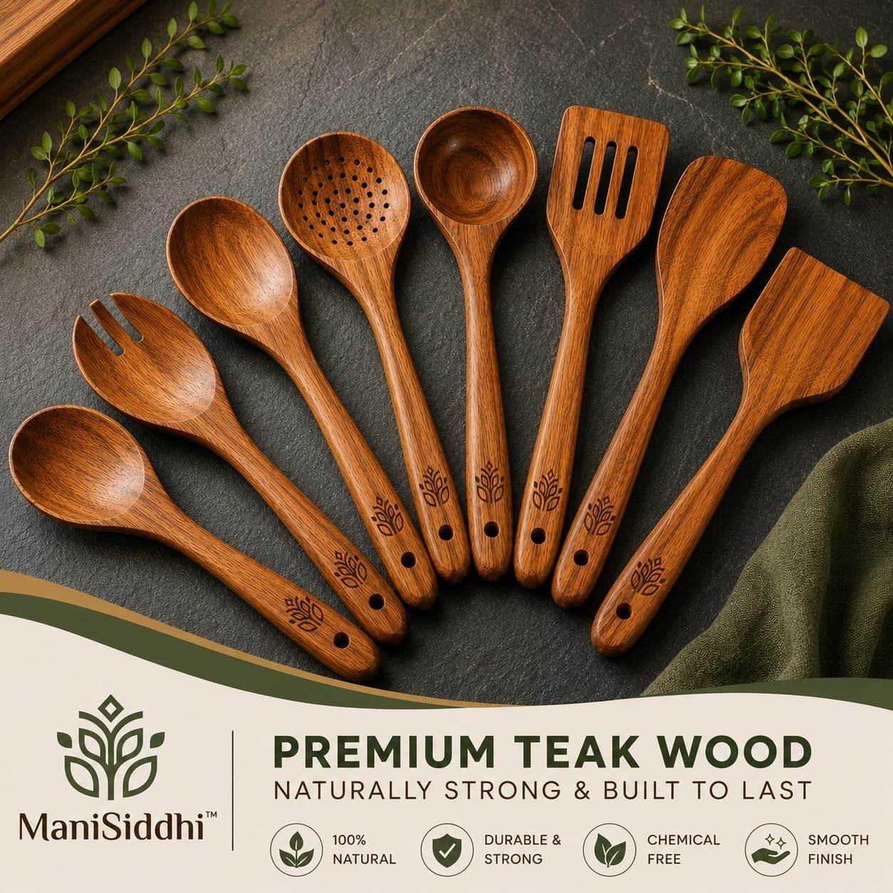 8-piece-wooden-kitchen-utensils-set-for-cooking-premium-teak-wood-cooking-utensil-set-wooden-spoons-spatulas-kitchen-cooking-utensils-safe-for-nonstick-cookware