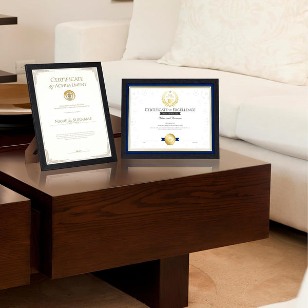 15 Pack 8.5 X 11 Certificate Frame, Black 8.5 by 11 Picture Frames4