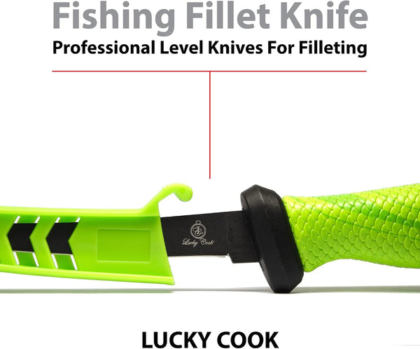 Sharp Curved Fish Fillet Knife 6.5 Inch, Flexible Thin and Sturdy Knife with Ergonomic Handle3