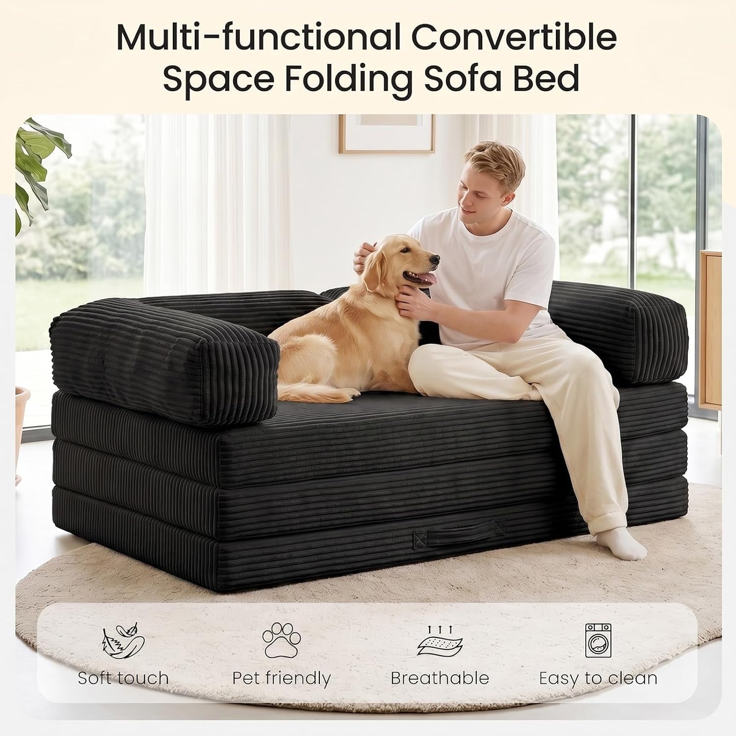 convertible-sofa-bed-tri-folding-mattress-queen-futon-couch-bed-boneless-sleeper-couch-bed-with-removable-armrests-washable-cover-for-guest-room-living-room-queen-black