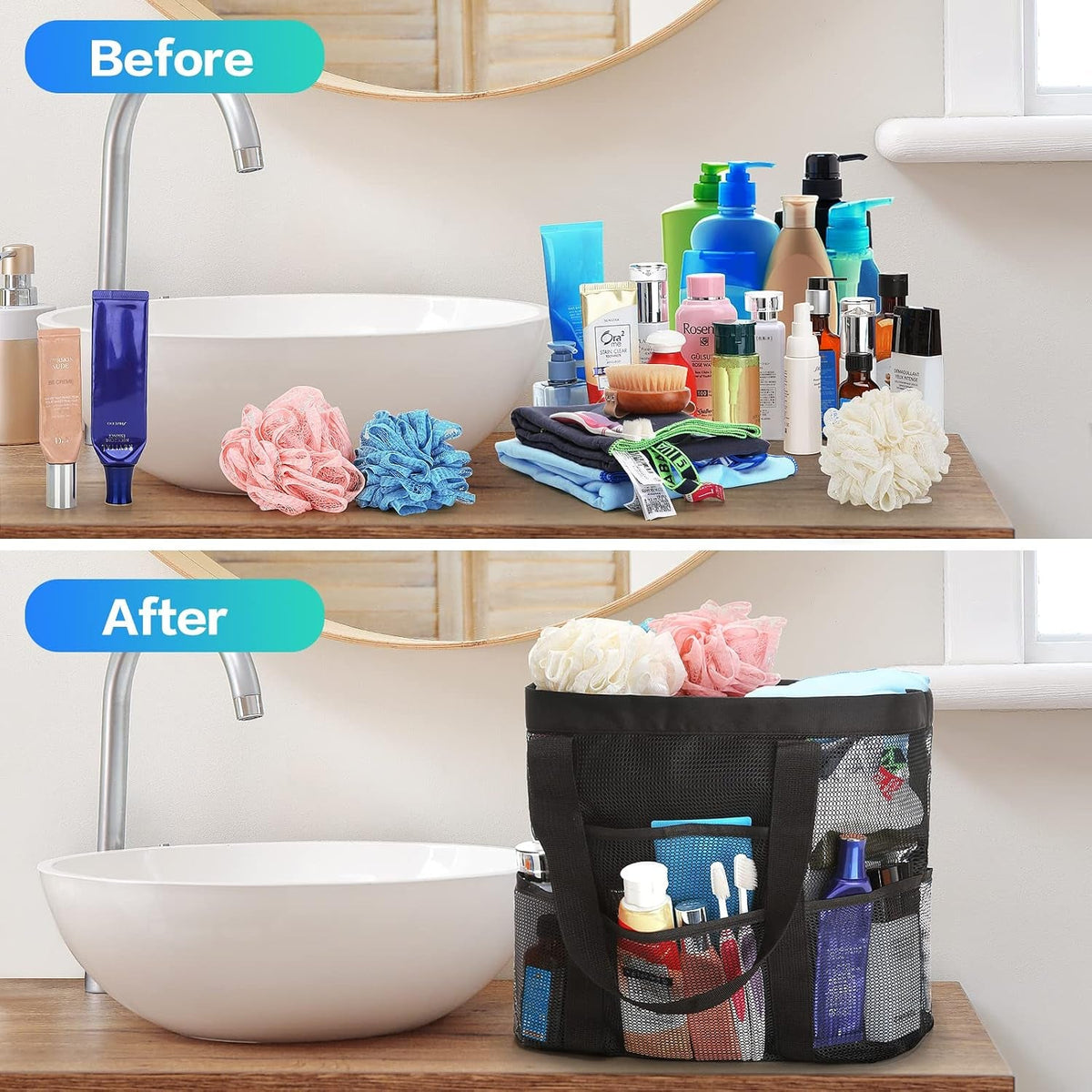 large-mesh-bathroom-shower-caddy-mesh-beach-pool-bag-portable-toiletry-tote-bag-for-college-dorm-bathroom-gym-swimming-black